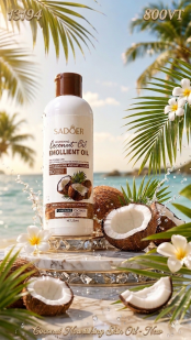 SADOER Coconut Nourishing Skin Oil New