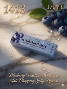 SADOER Blueberry Vaseline Nourishing Anti-Chapping Jelly Lipstick