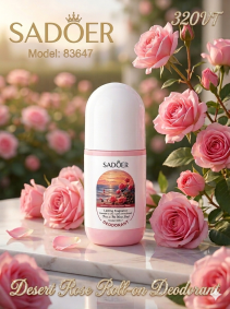 SADOER Desert Rose Roll-on Deodorant 50ml